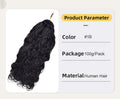 Crochet Wig Human Hair Crochet Hair Human-hair Wig
